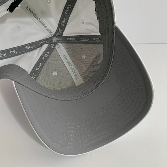 Titleist Hat Tour Performance Golf Cap Adjustable Clasp Closure NHSGA FJ Footjoy - Picture 9 of 10